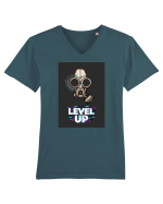Level up Tricou mânecă scurtă guler V Bărbat Presenter
