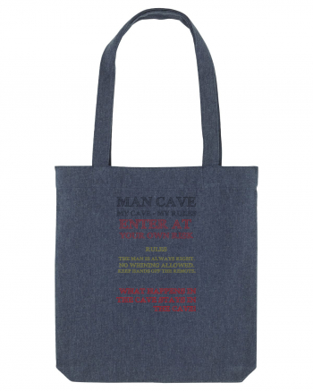 Man cave art Midnight Blue