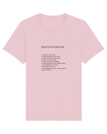 Man cave rules Cotton Pink