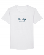 Bișniță (business pe română)  Tricou mânecă scurtă guler larg Bărbat Skater