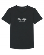 Bișniță (business pe română) Tricou mânecă scurtă guler larg Bărbat Skater