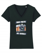 Shoot photos Tricou mânecă scurtă guler V Damă Evoker