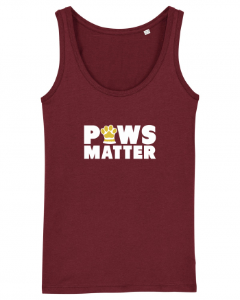 Paws Matter Burgundy