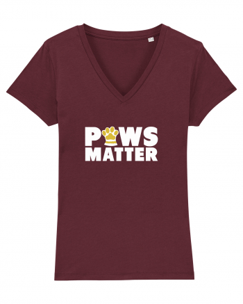 Paws Matter Burgundy