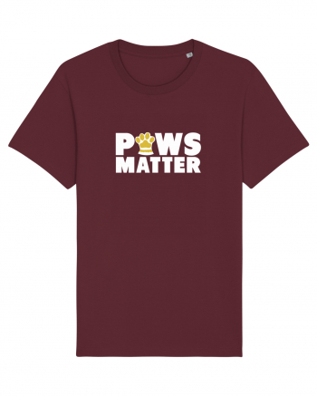 Paws Matter Burgundy