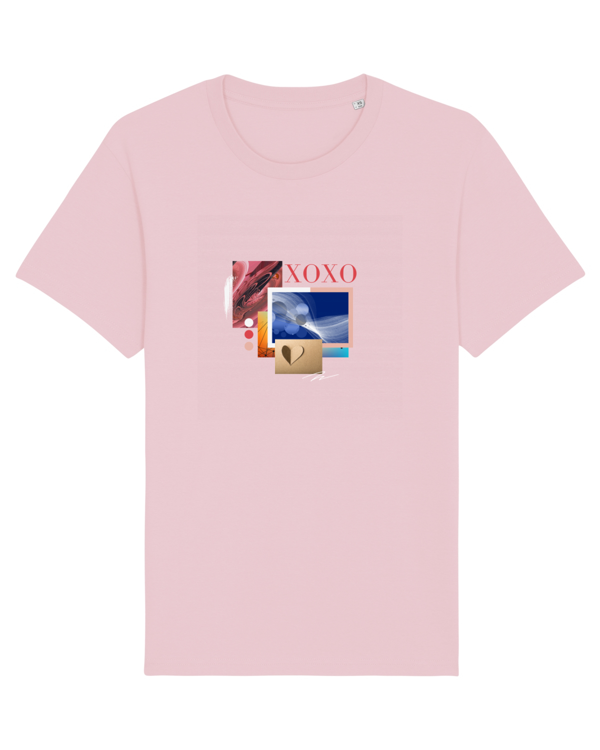 Tricou mânecă scurtă Unisex Rocker Cotton Pink