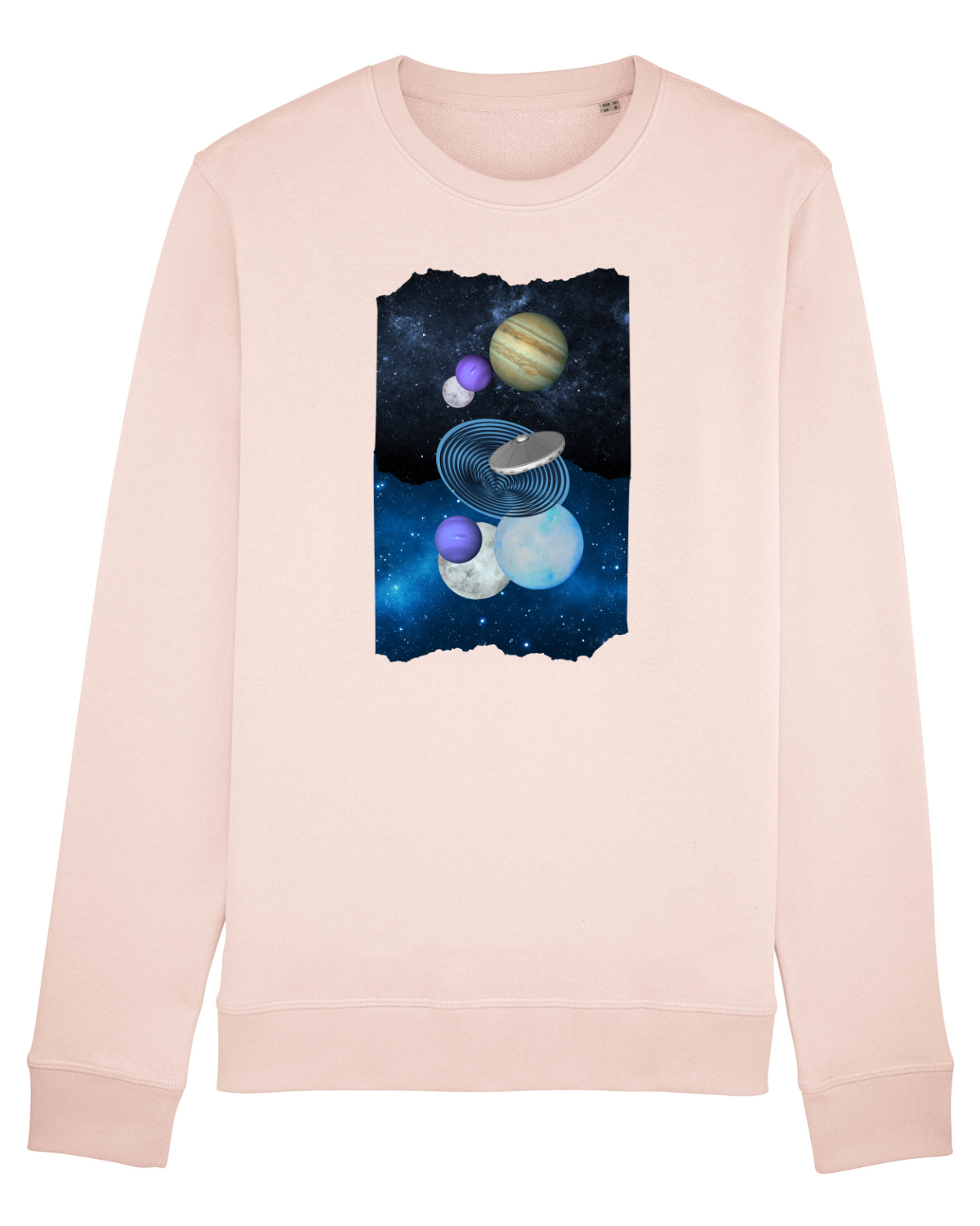 Bluză mânecă lungă Unisex Rise Candy Pink