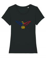 Vultur Tricolor Tricou mânecă scurtă guler larg fitted Damă Expresser