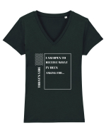 i am ready to Tricou mânecă scurtă guler V Damă Evoker