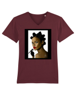 Rihanna Tricou mânecă scurtă guler V Bărbat Presenter