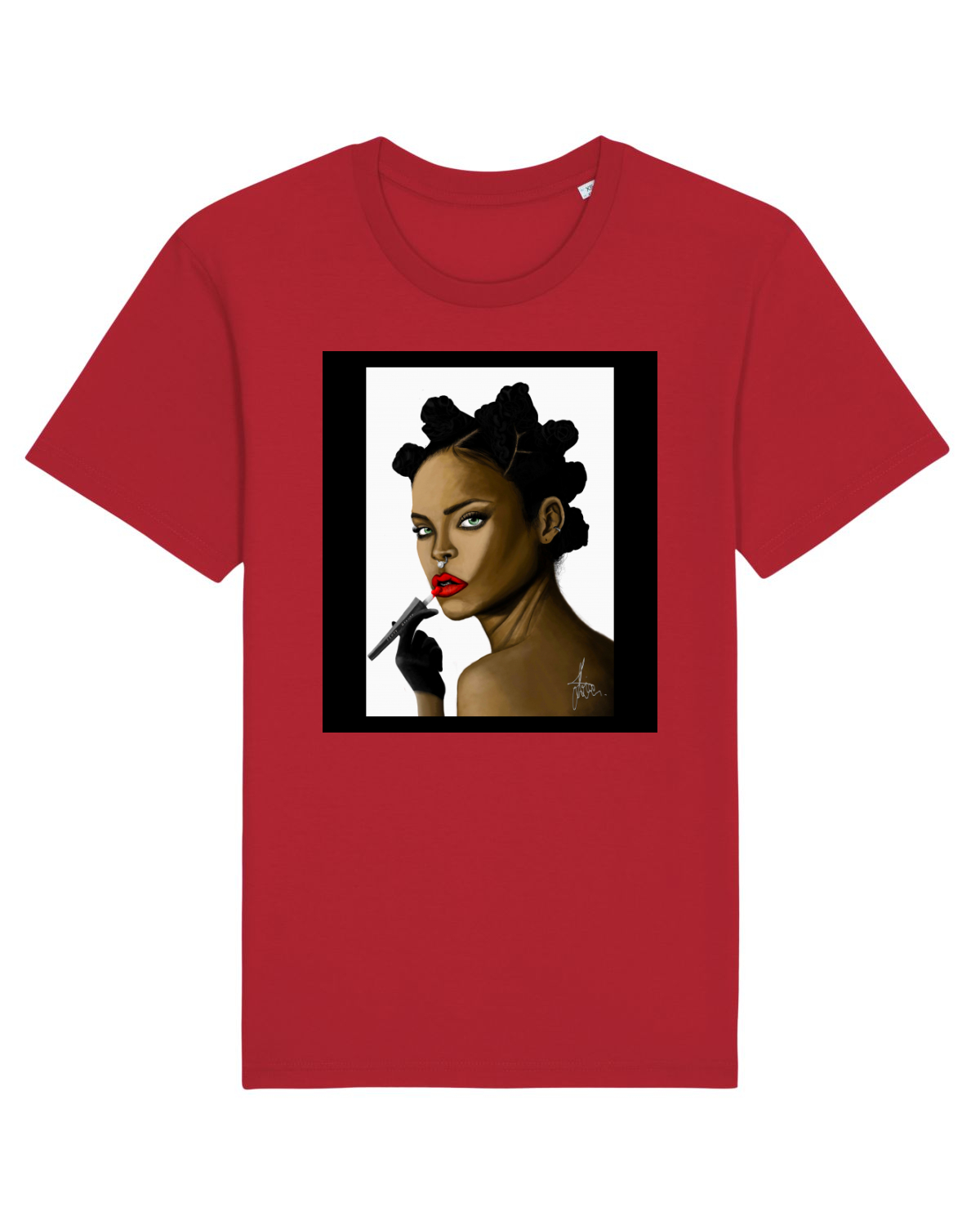 Tricou mânecă scurtă Unisex Rocker Red