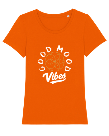 Good Mood Vibes Bright Orange