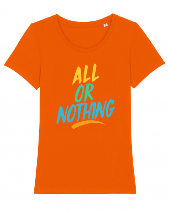 All or Nothing Bright Orange