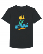 All or Nothing Tricou mânecă scurtă guler larg Bărbat Skater