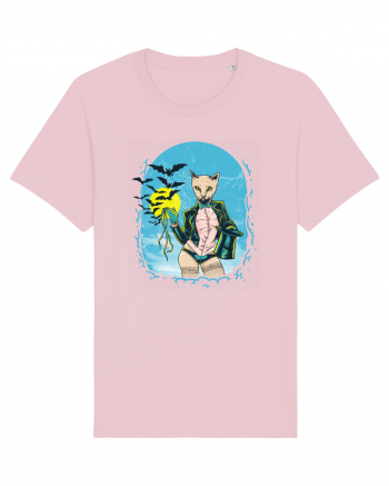 Retro Cat Woman Cotton Pink