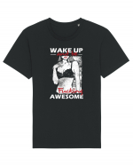 Wake Up And Be F**king Awesome Tricou mânecă scurtă Unisex Rocker