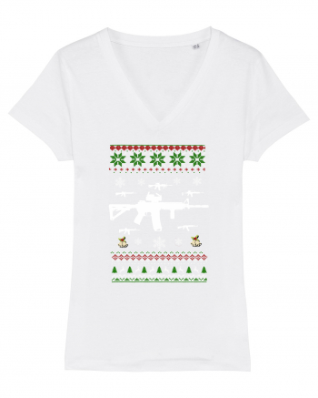 Ugly christmas sweater White