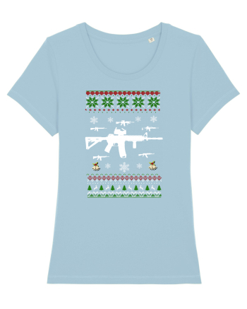 Ugly christmas sweater Sky Blue