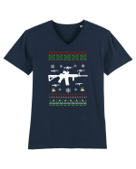 Ugly christmas sweater Tricou mânecă scurtă guler V Bărbat Presenter