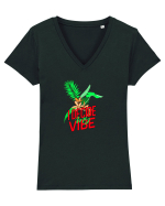 i decide my vibe Tricou mânecă scurtă guler V Damă Evoker