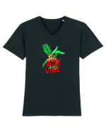 i decide my vibe Tricou mânecă scurtă guler V Bărbat Presenter