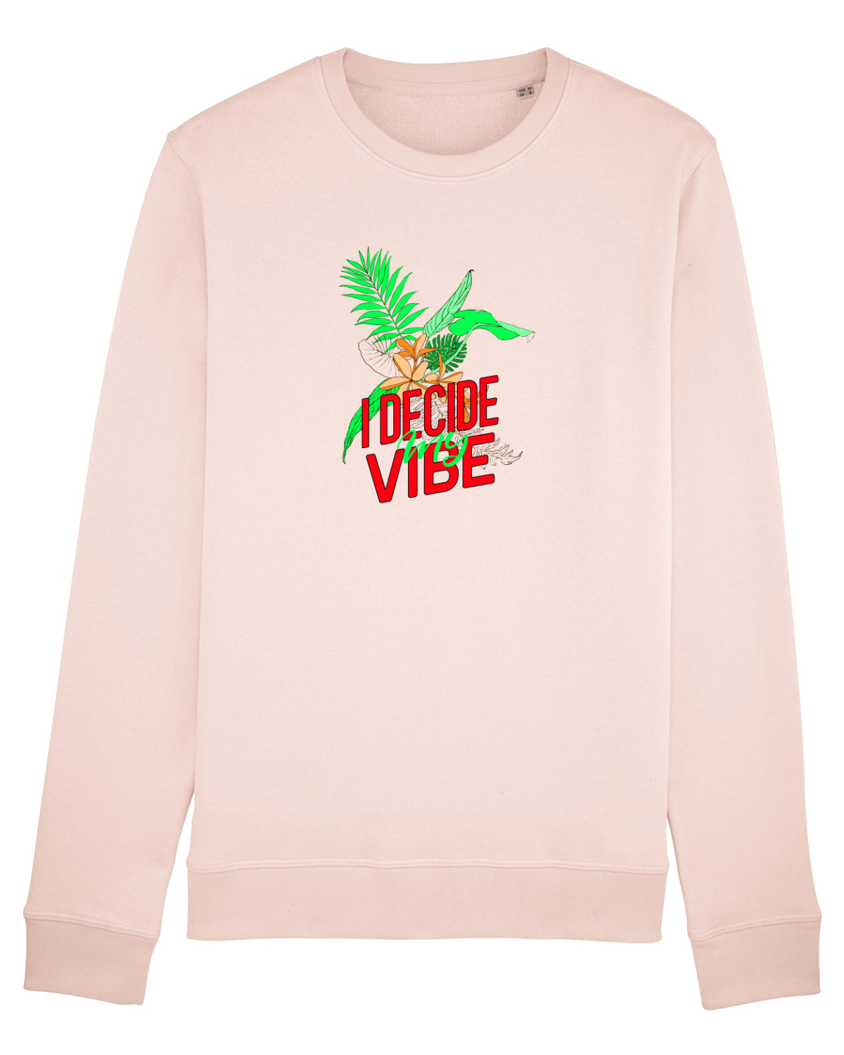Bluză mânecă lungă Unisex Rise Candy Pink