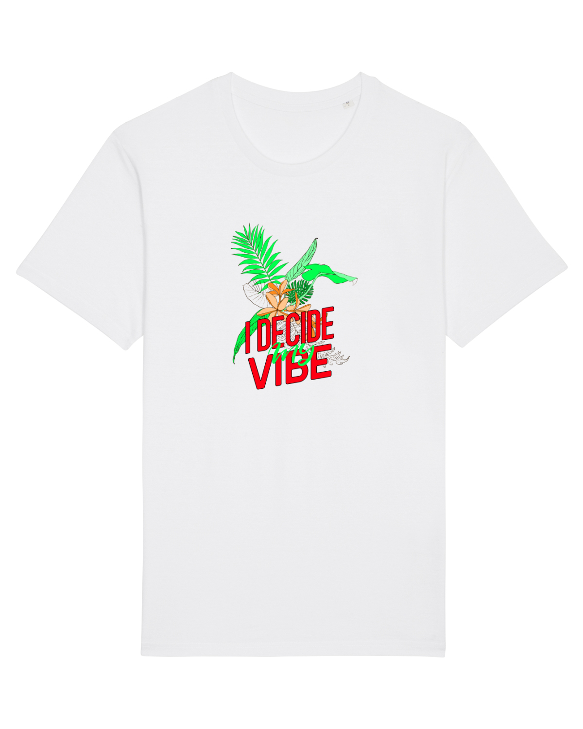 Tricou mânecă scurtă Unisex Rocker White