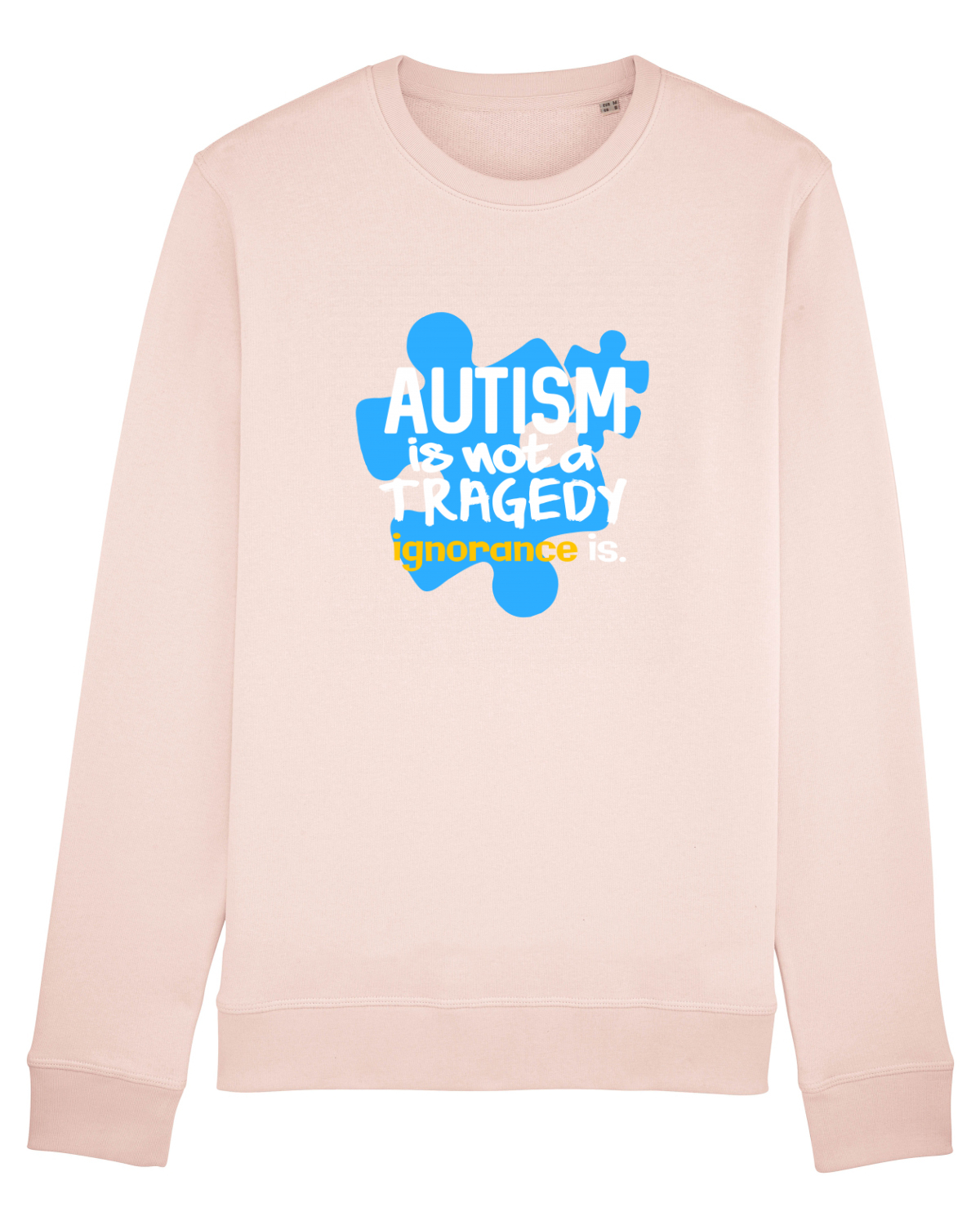 Bluză mânecă lungă Unisex Rise Candy Pink