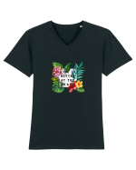 Life is better at the beach Tricou mânecă scurtă guler V Bărbat Presenter