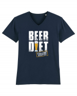 Beer Diet Tricou mânecă scurtă guler V Bărbat Presenter