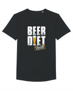 Beer Diet Tricou mânecă scurtă guler larg Bărbat Skater