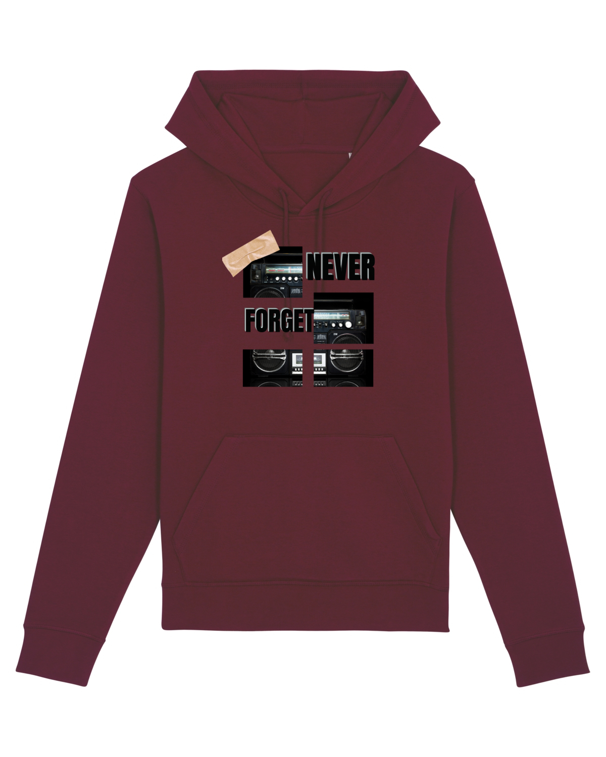 Hanorac Unisex Drummer Burgundy