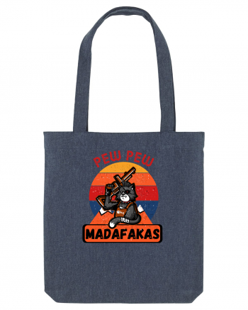 Pew Pew Madafakas Cat Midnight Blue