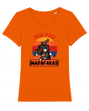 Pew Pew Madafakas Cat Bright Orange