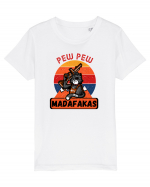 Pew Pew Madafakas Cat Tricou mânecă scurtă  Copii Mini Creator