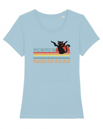 Pew Pew Madafakas Cat Sky Blue