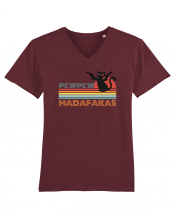 Pew Pew Madafakas Cat Burgundy