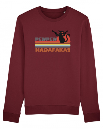 Pew Pew Madafakas Cat Burgundy