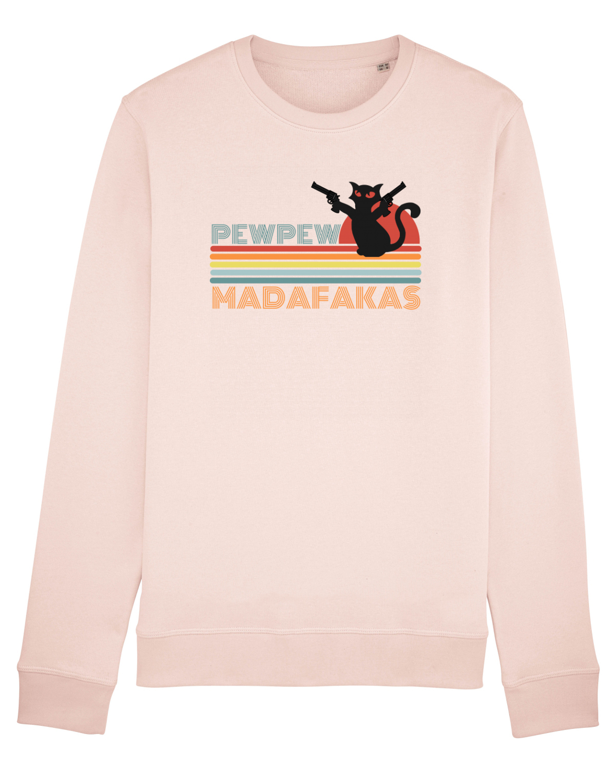 Bluză mânecă lungă Unisex Rise Candy Pink