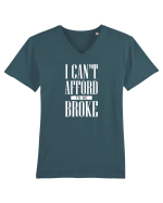 Can't afford to be Broke Tricou mânecă scurtă guler V Bărbat Presenter