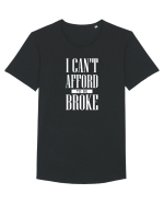 Can't afford to be Broke Tricou mânecă scurtă guler larg Bărbat Skater