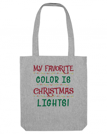 Christmas Lights Heather Grey