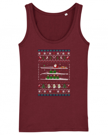 Canoe Christmas Burgundy