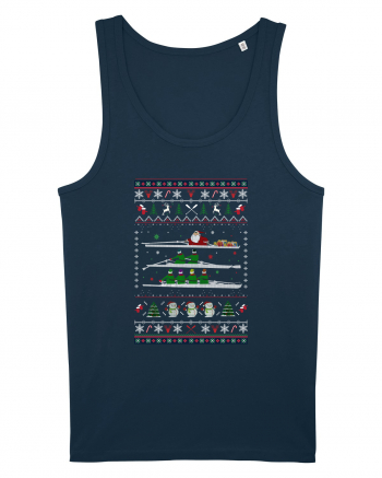 Canoe Christmas Navy