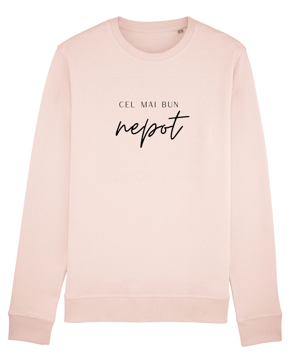Bluză mânecă lungă Unisex Rise Candy Pink