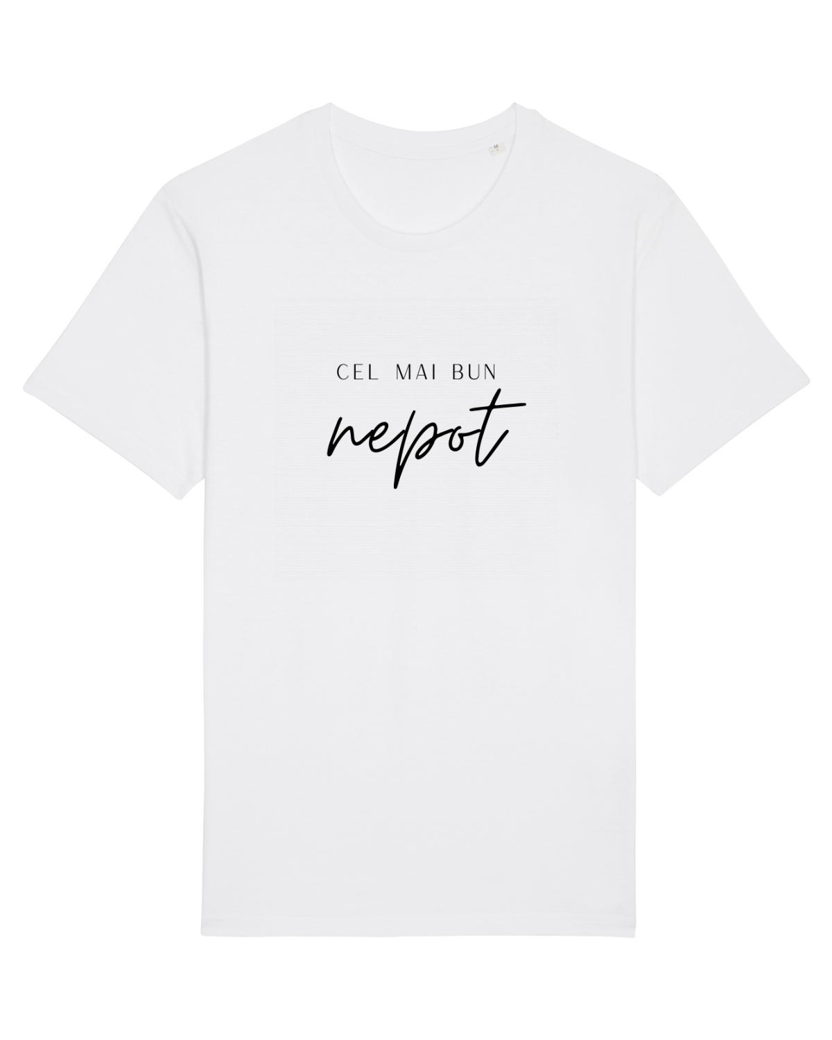 Tricou mânecă scurtă Unisex Rocker White