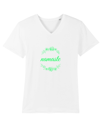 namaste yoga White