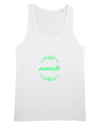 namaste yoga White