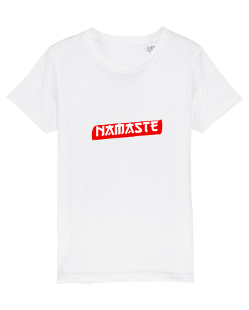 namaste yoga White