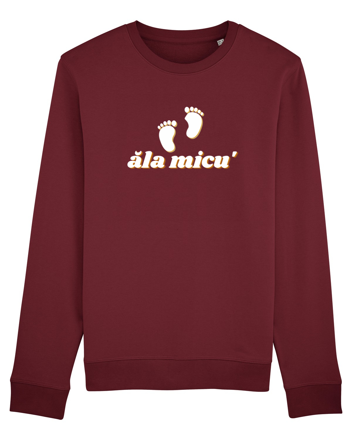 Bluză mânecă lungă Unisex Rise Burgundy